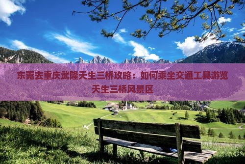 东莞去重庆武隆天生三桥攻略：如何乘坐交通工具游览天生三桥风景区