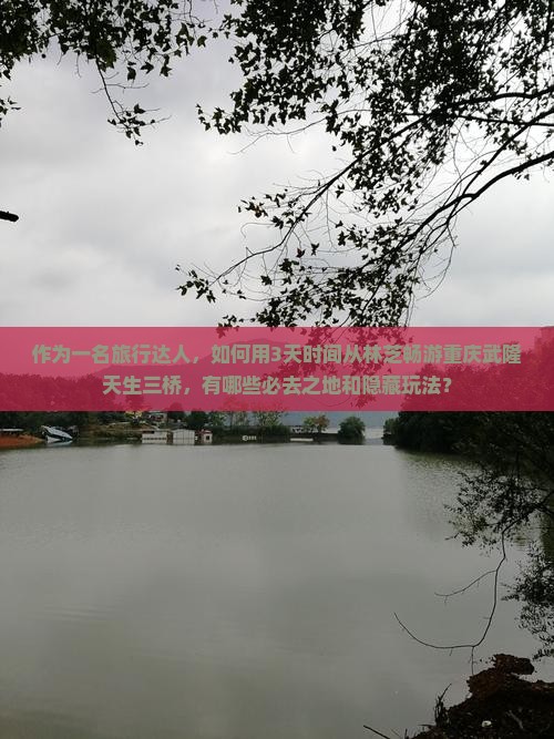 作为一名旅行达人，如何用3天时间从林芝畅游重庆武隆天生三桥，有哪些必去之地和隐藏玩法？