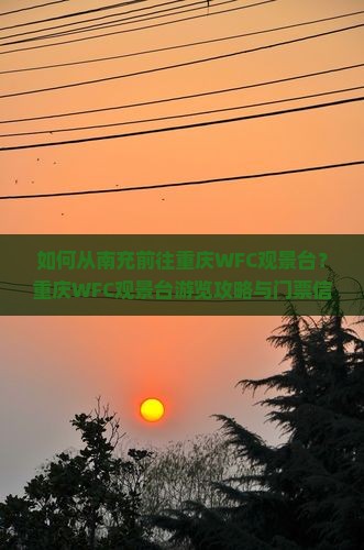 如何从南充前往重庆WFC观景台？重庆WFC观景台游览攻略与门票信息一览