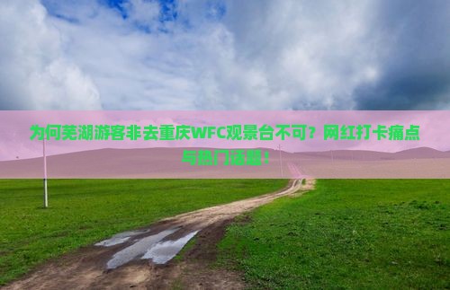 为何芜湖游客非去重庆WFC观景台不可？网红打卡痛点与热门话题！