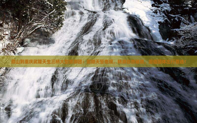 眉山到重庆武隆天生三桥大型旅游团