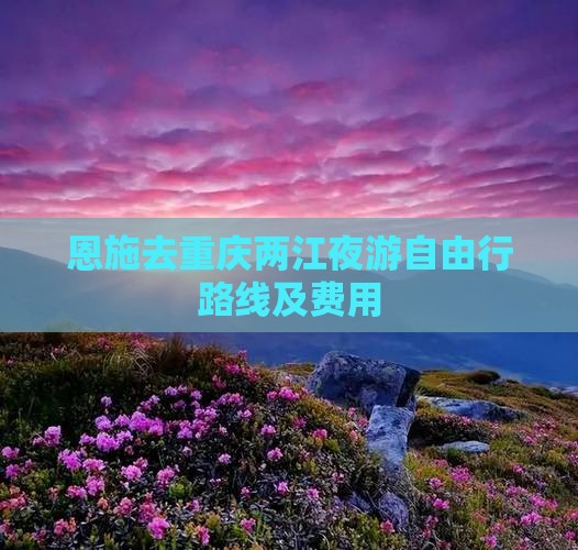 恩施去重庆两江夜游自由行