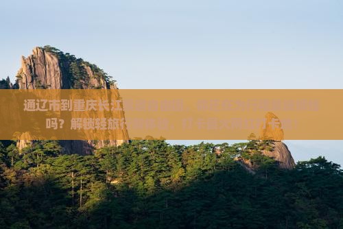 通辽市到重庆长江索道自由团