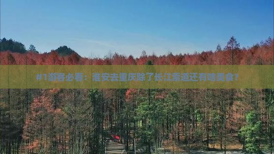 淮安到重庆长江索道旅游小吃