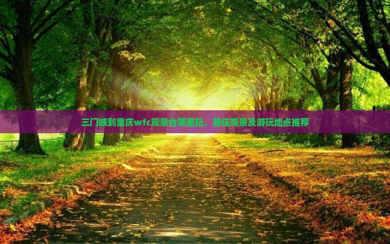 三门峡到重庆wfc观景台哪里玩