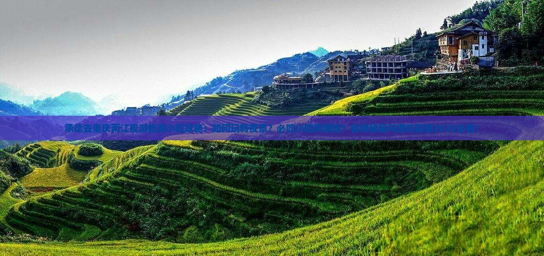 承德去重庆两江夜游旅游小吃