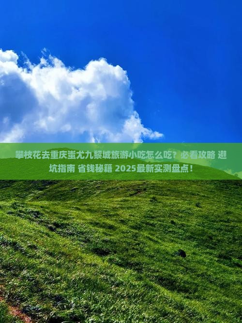 攀枝花去重庆蚩尤九黎城旅游小吃