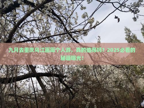 九月去重庆乌江画廊个人游