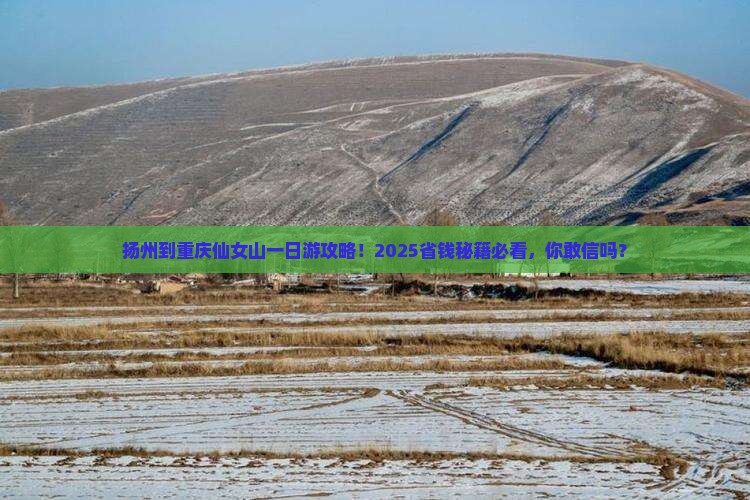 扬州到重庆仙女山一日