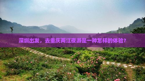 深圳出发，去重庆两江夜游是一种怎样的体验？