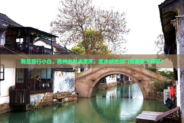 我是旅行小白，扬州出发去重庆，龙水峡地缝门票要多少钱啊？
