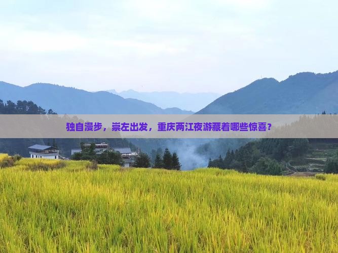 独自漫步，崇左出发，重庆两江夜游藏着哪些惊喜？