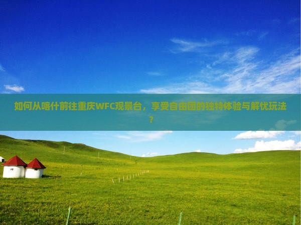 如何从喀什前往重庆WFC观景台，享受自由团的独特体验与解忧玩法？