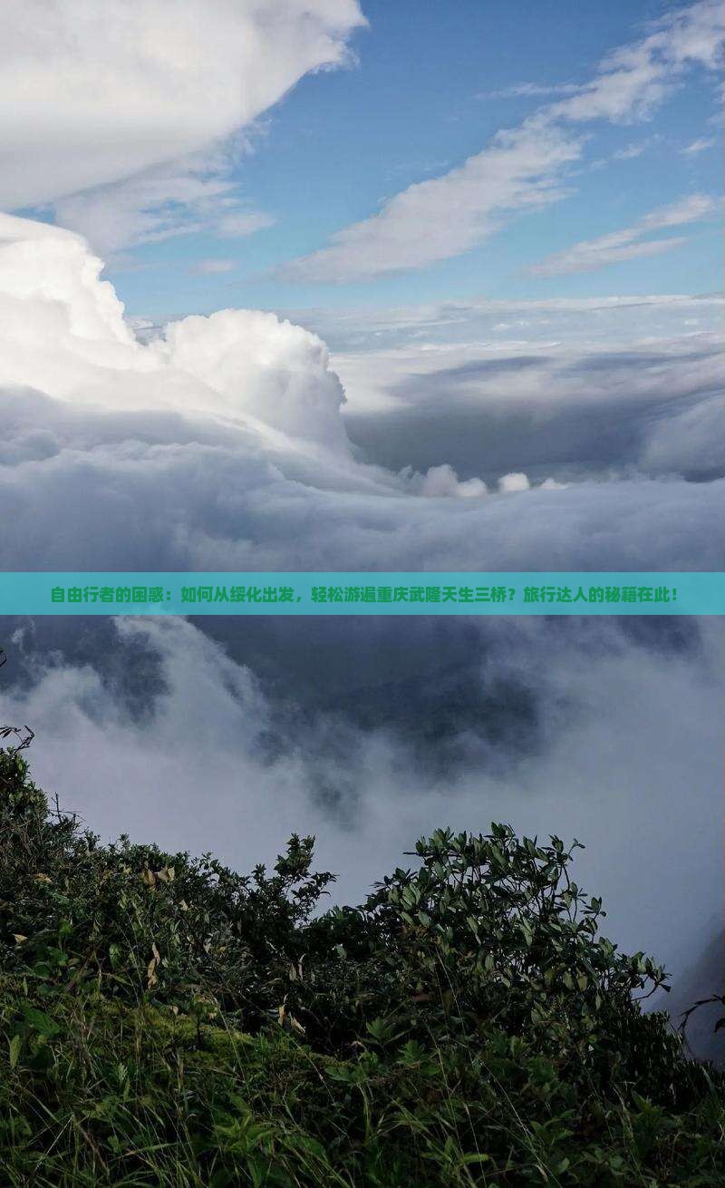 自由行者的困惑：如何从绥化出发，轻松游遍重庆武隆天生三桥？旅行达人的秘籍在此！