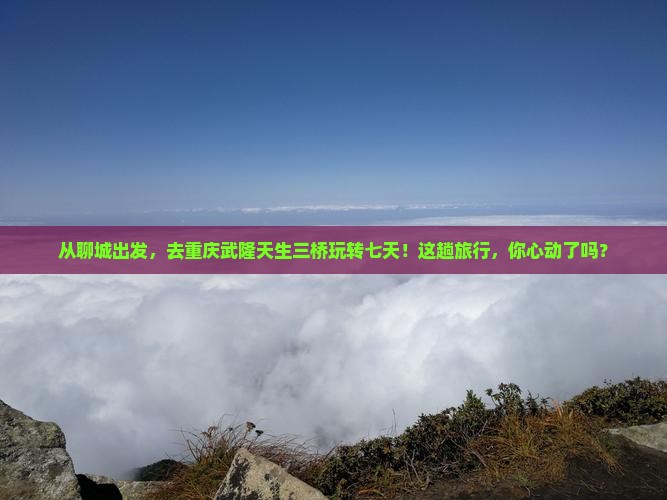 聊城到重庆武隆天生三桥七日游