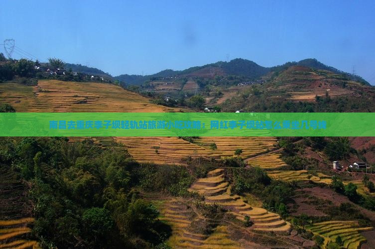 南昌去重庆李子坝轻轨站旅游小吃