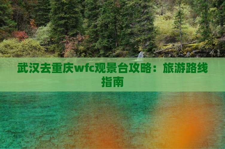 武汉去重庆wfc观景台攻略
