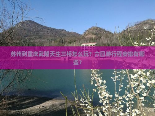 苏州到重庆武隆天生三桥六日游