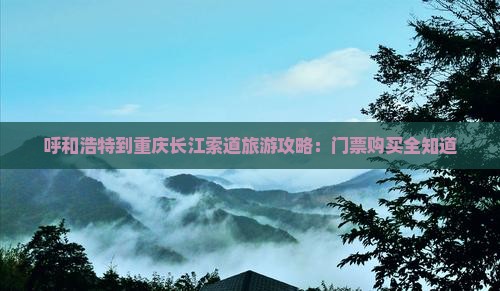 呼和浩特到重庆长江索道门票