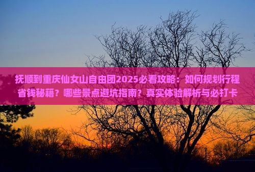 抚顺到重庆仙女山自由团