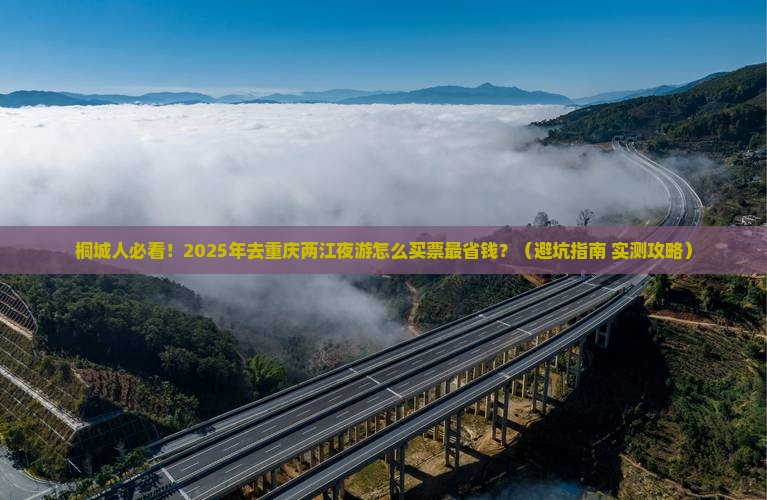 桐城去重庆两江夜游门票