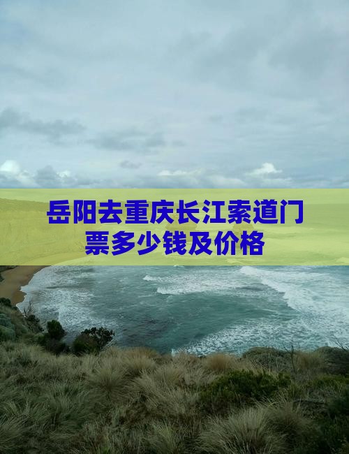 岳阳去重庆长江索道门票