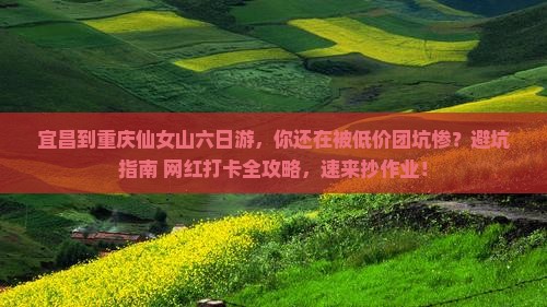 宜昌到重庆仙女山六日游