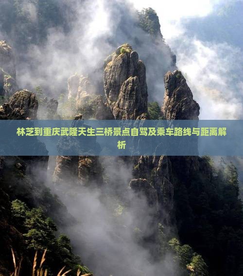 林芝到重庆武隆天生三桥景点