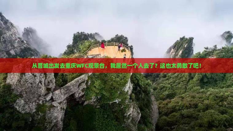晋城到重庆wfc观景台个人游