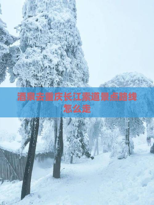 酒泉去重庆长江索道景点