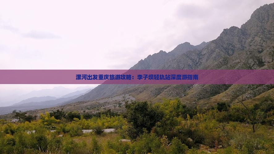 漯河去重庆李子坝轻轨站旅行社
