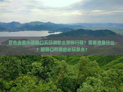 百色去重庆磁器口五日游 百色去重庆磁器口五日游