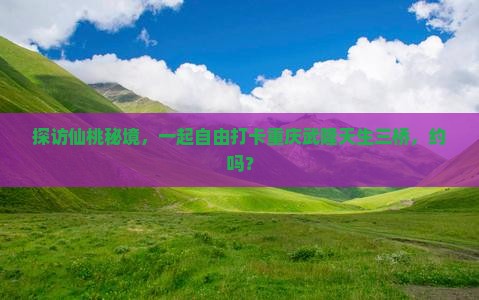 仙桃去重庆武隆天生三桥自由团