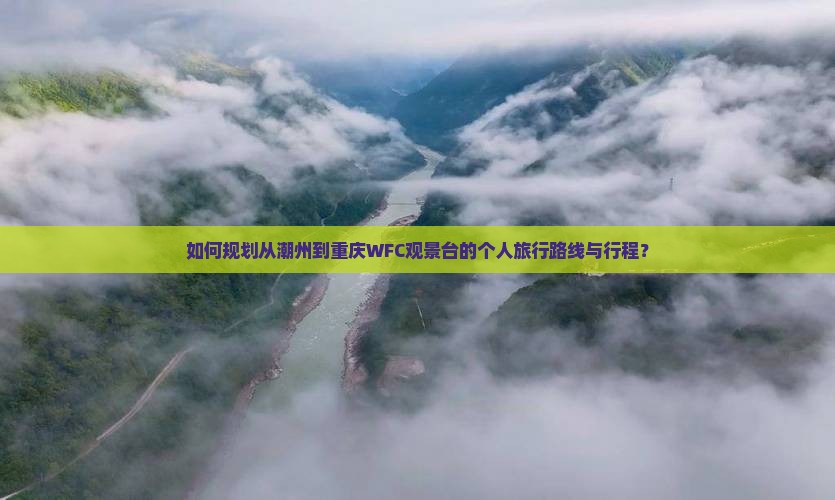 潮州到重庆wfc观景台个人游