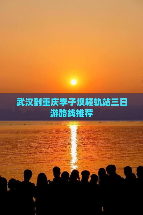 武汉到重庆李子坝轻轨站三日游