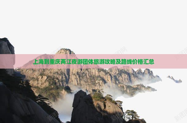 上海到重庆两江夜游团体旅游