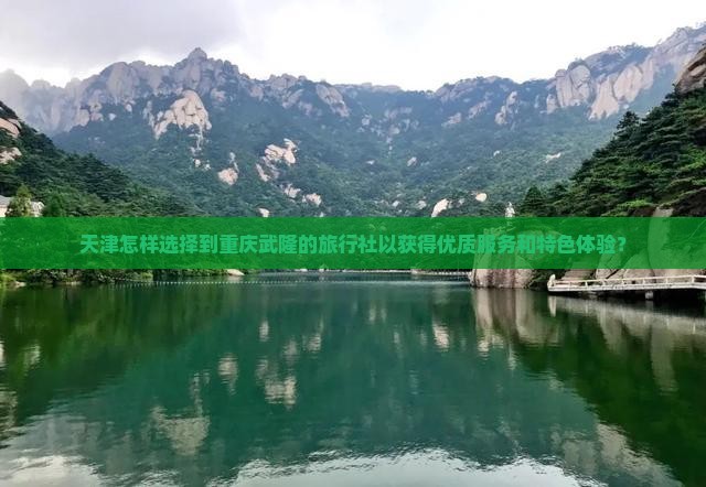 天津到重庆武隆旅行社