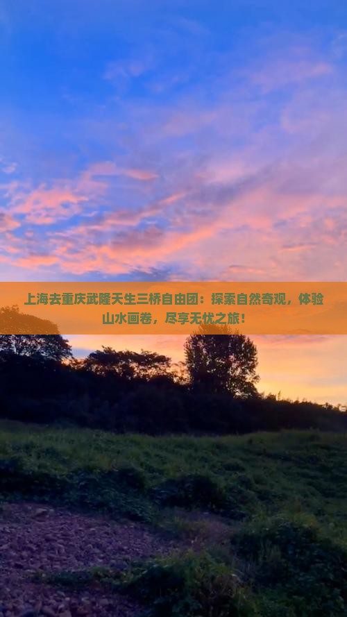 上海去重庆武隆天生三桥自由团