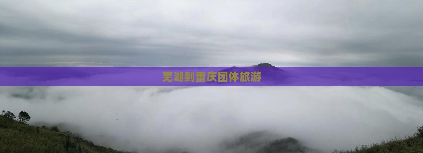 芜湖到重庆团体旅游