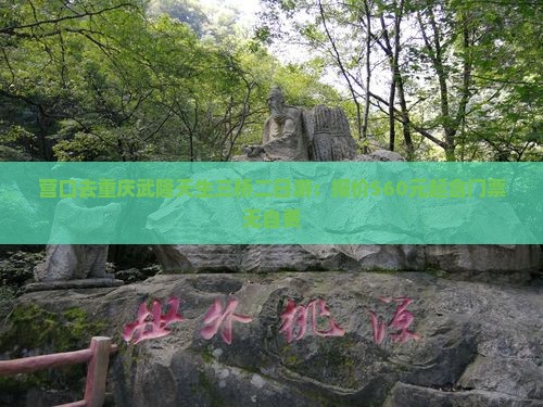 营口去重庆武隆天生三桥二日游