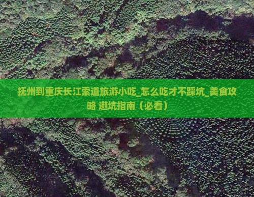 抚州到重庆长江索道旅游小吃