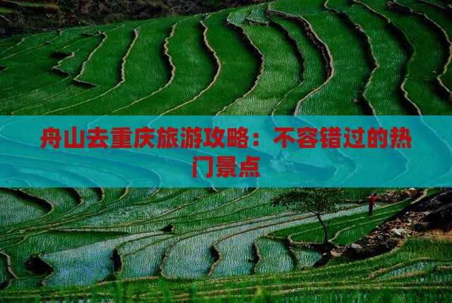 舟山去重庆哪里玩