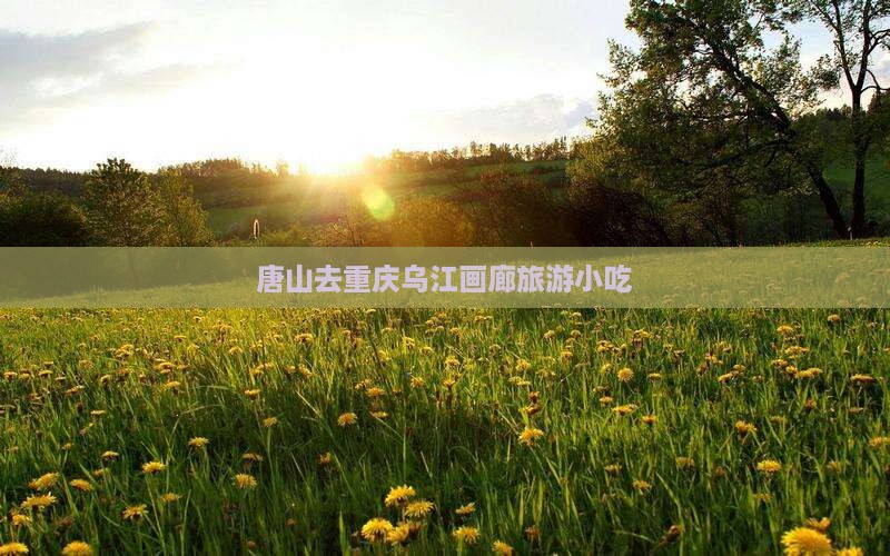 唐山去重庆乌江画廊旅游小吃