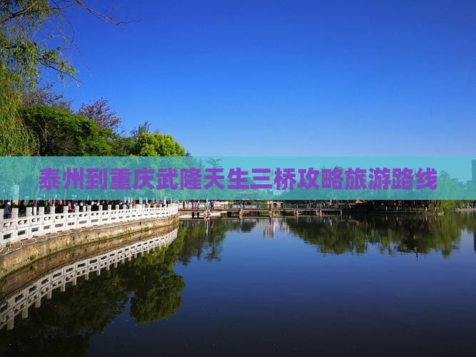 泰州去重庆武隆景点