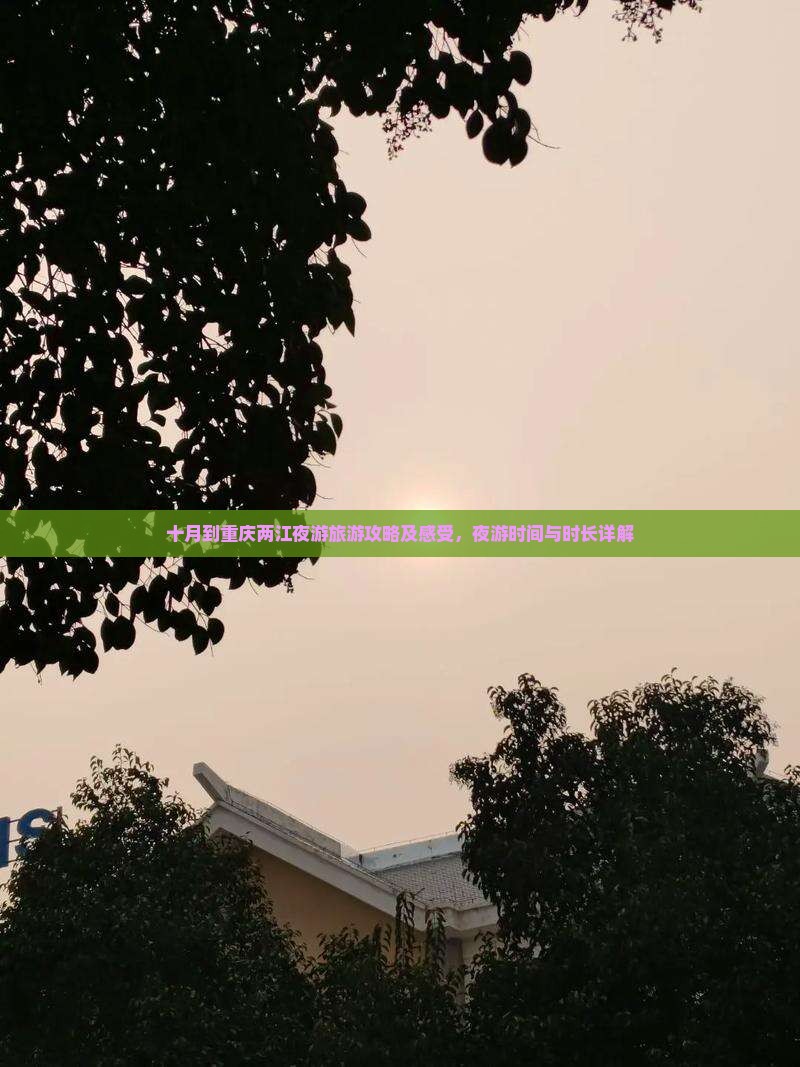十月到重庆两江夜游旅游