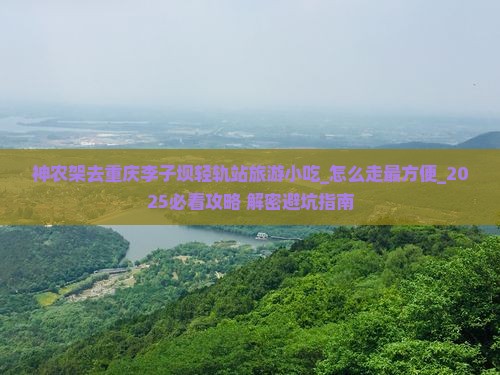 神农架去重庆李子坝轻轨站旅游小吃