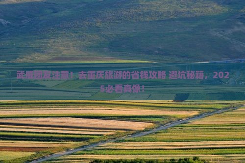 武威去重庆团体旅游
