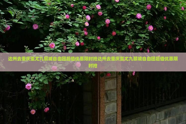 达州去重庆蚩尤九黎城自由团