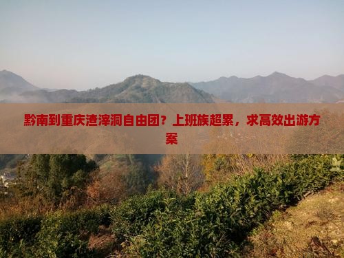 黔南到重庆渣滓洞自由团