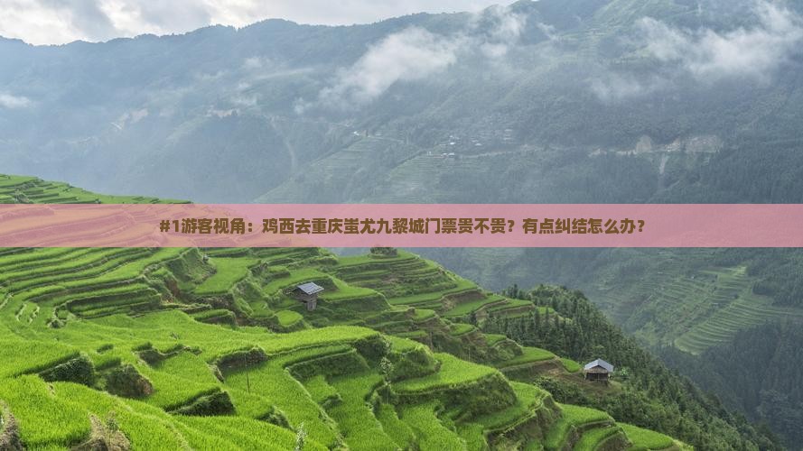 鸡西到重庆蚩尤九黎城门票